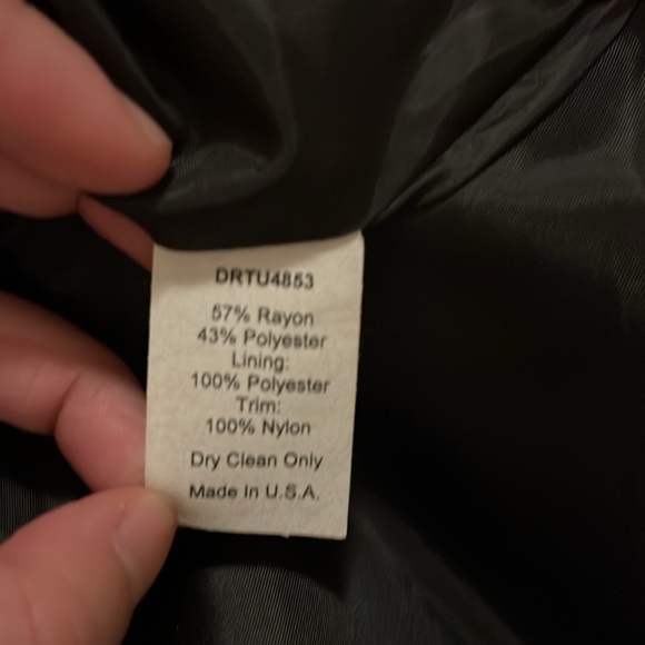 Vintage Louis Verdad Black Lace Ballerina Deep V-neck Dress S - Picture 11 of 12